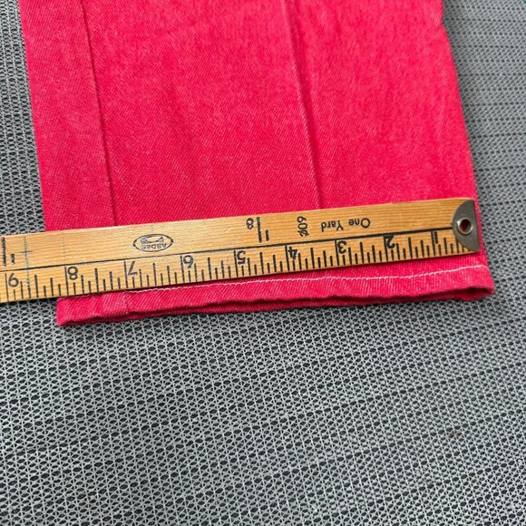 Ruby Rd. Petite Womens Size 16P Red Denim Capri Pants Mid-Rise Stretch Casual - Picture 7 of 9
